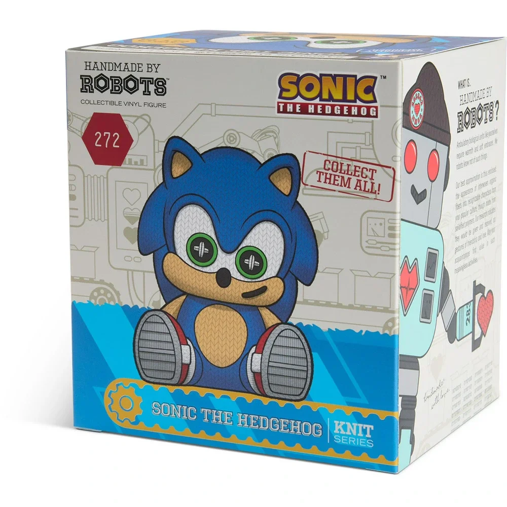 Handmade by Robots Sonic the Hedgehog Sonic #272 New Collector Vinyl Figure New